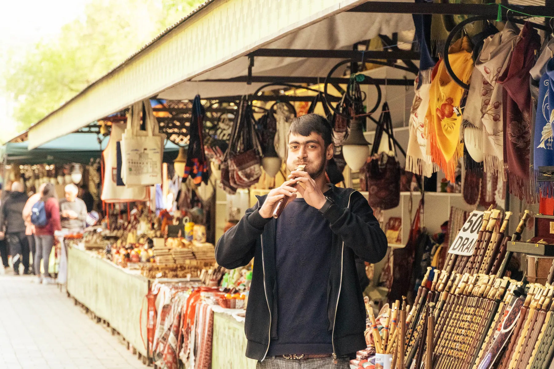 Market vendor in Yerevan